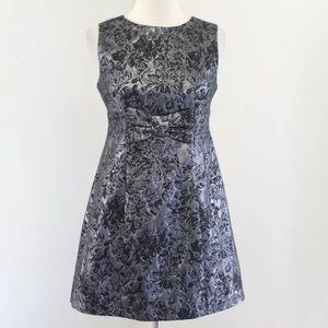 BB Dakota Metallic Bow Mini Party Dress